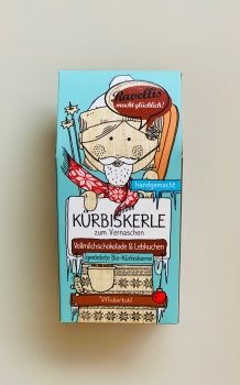 Verlässt das Sortiment: Geröstete BIO-​Kürbiskerne veredelt mit Vollmilch Schokolade & Lebkuchen